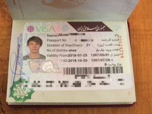 visa cancelation iran